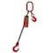 Hsi Sngl Leg Chain Slng, Adjstbl Type A, 5/8 in dia, 18ft L, Oblong Link to Slng Hook, 22,600lb Lmt 10ASOS5/8A-18 - alternate 1
